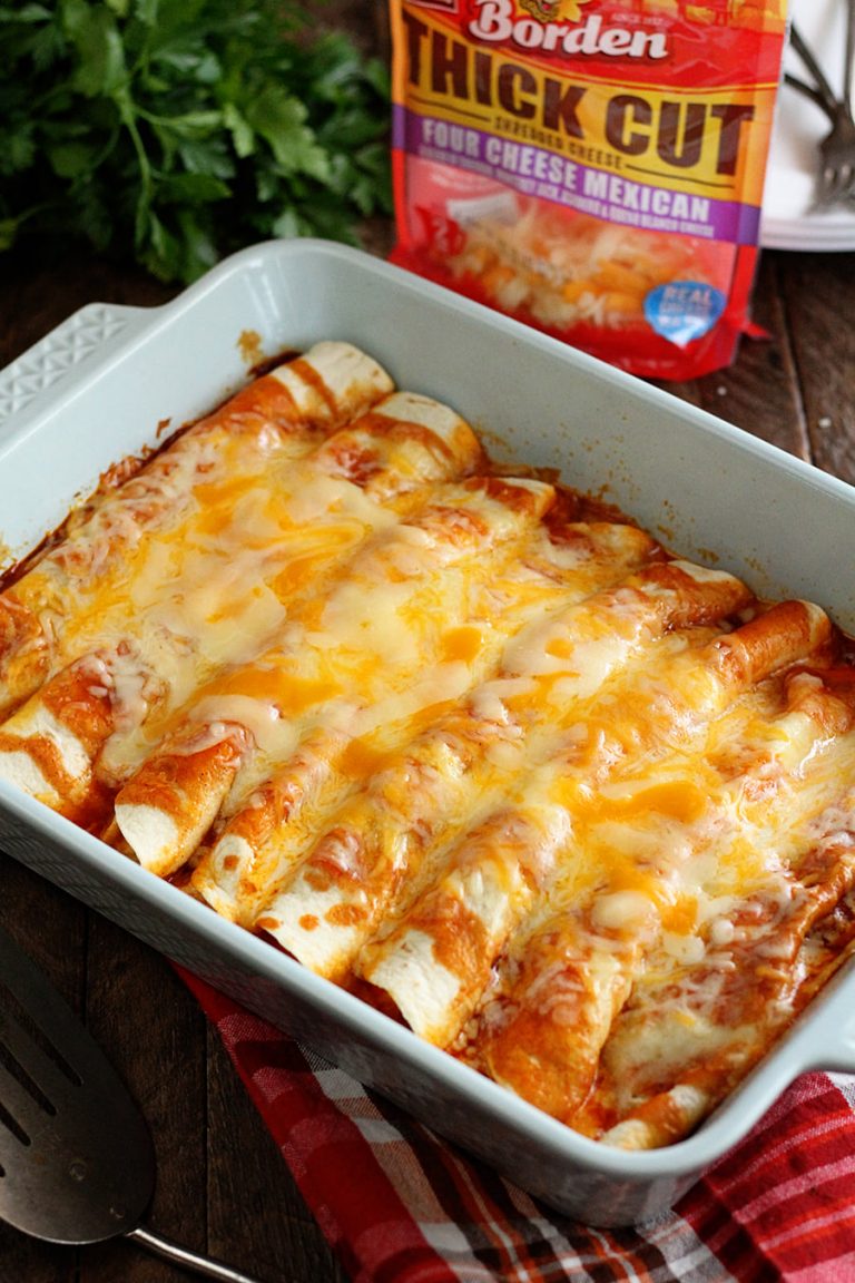 5 Ingredient Beef Enchiladas Easy DIY Recipes