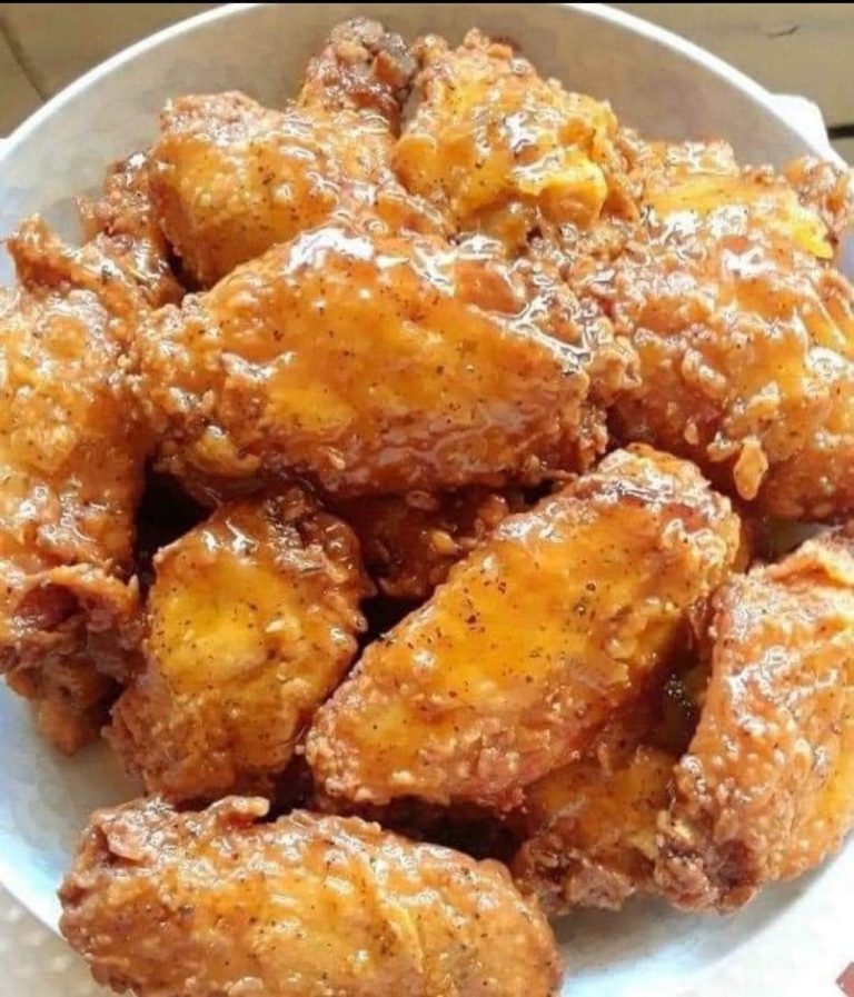 Fried Wing Flats Drizzled With Honey Lemon Pepper Easy DIY Recipes