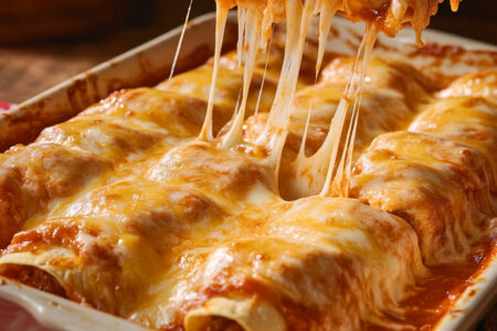 5 Ingredient Beef Enchiladas