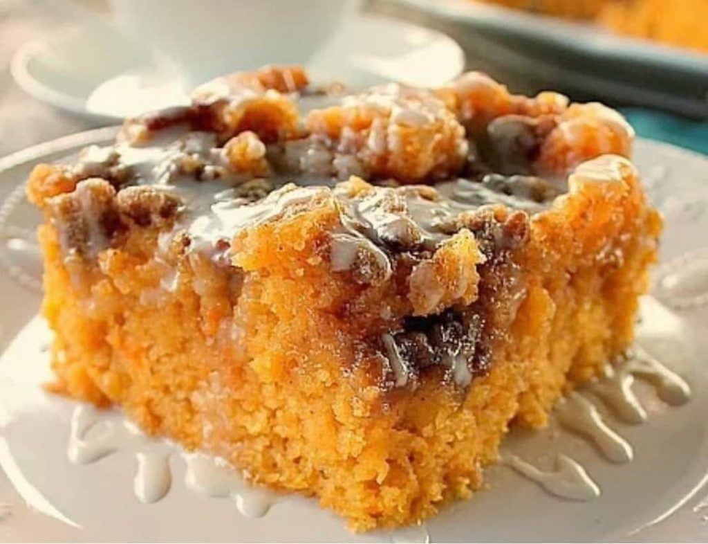 Sweet Potato Cinnamon Roll Cake Easy DIY Recipes
