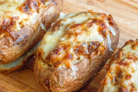 French Onion Soup Stuffed Potatoes