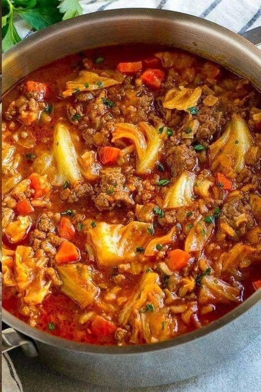 Cabbage Roll Soup Easy DIY Recipes