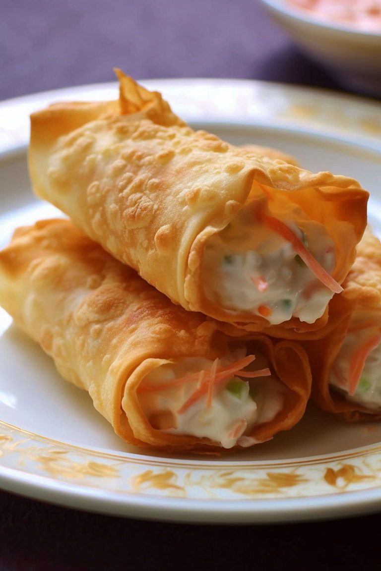 Crab Rangoon Egg Rolls Easy DIY Recipes