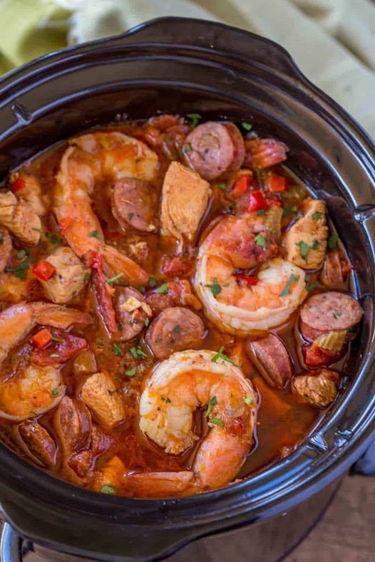 Slow Cooker Jambalaya Easy DIY Recipes