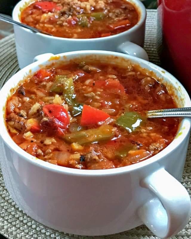 Stuffed Pepper Soup Easy DIY Recipes