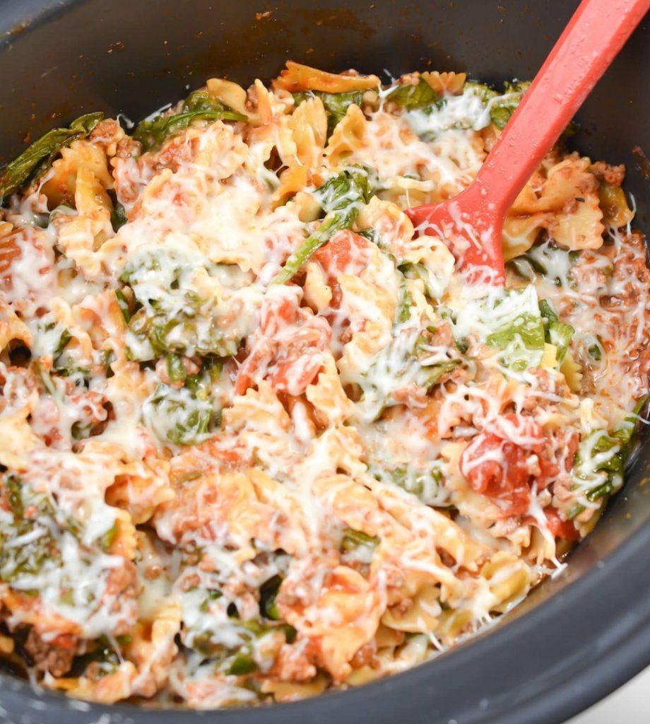 Bowtie Macaroni Crockpot Casserole Easy DIY Recipes