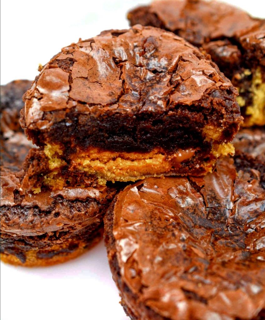 Brookies Stuffed With A Peanut Butter Filling Easy DIY Recipes