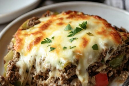 Baked Philly Cheesesteak