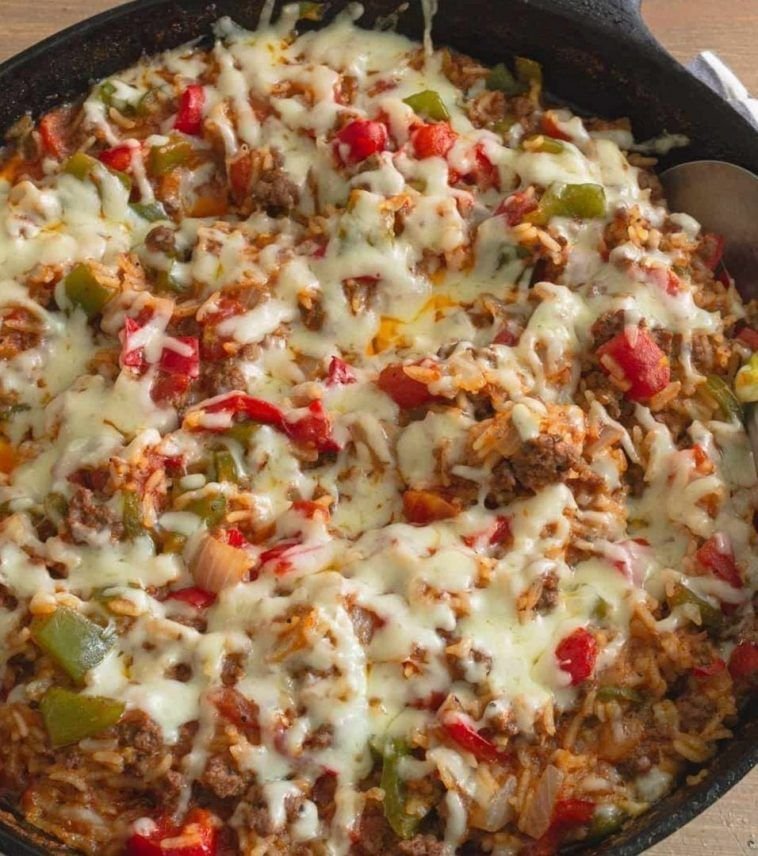 Stuffed Pepper Skillet Recipe Easy DIY Recipes