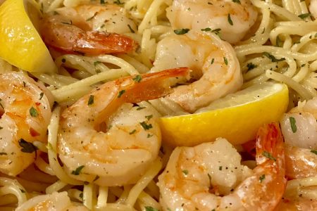 Garlic Shrimp Pasta