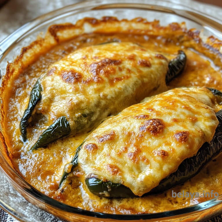 Baked Chili Rellenos Recipe - Easy DIY Recipes