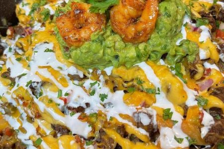 Steak And Shrimp Nachos