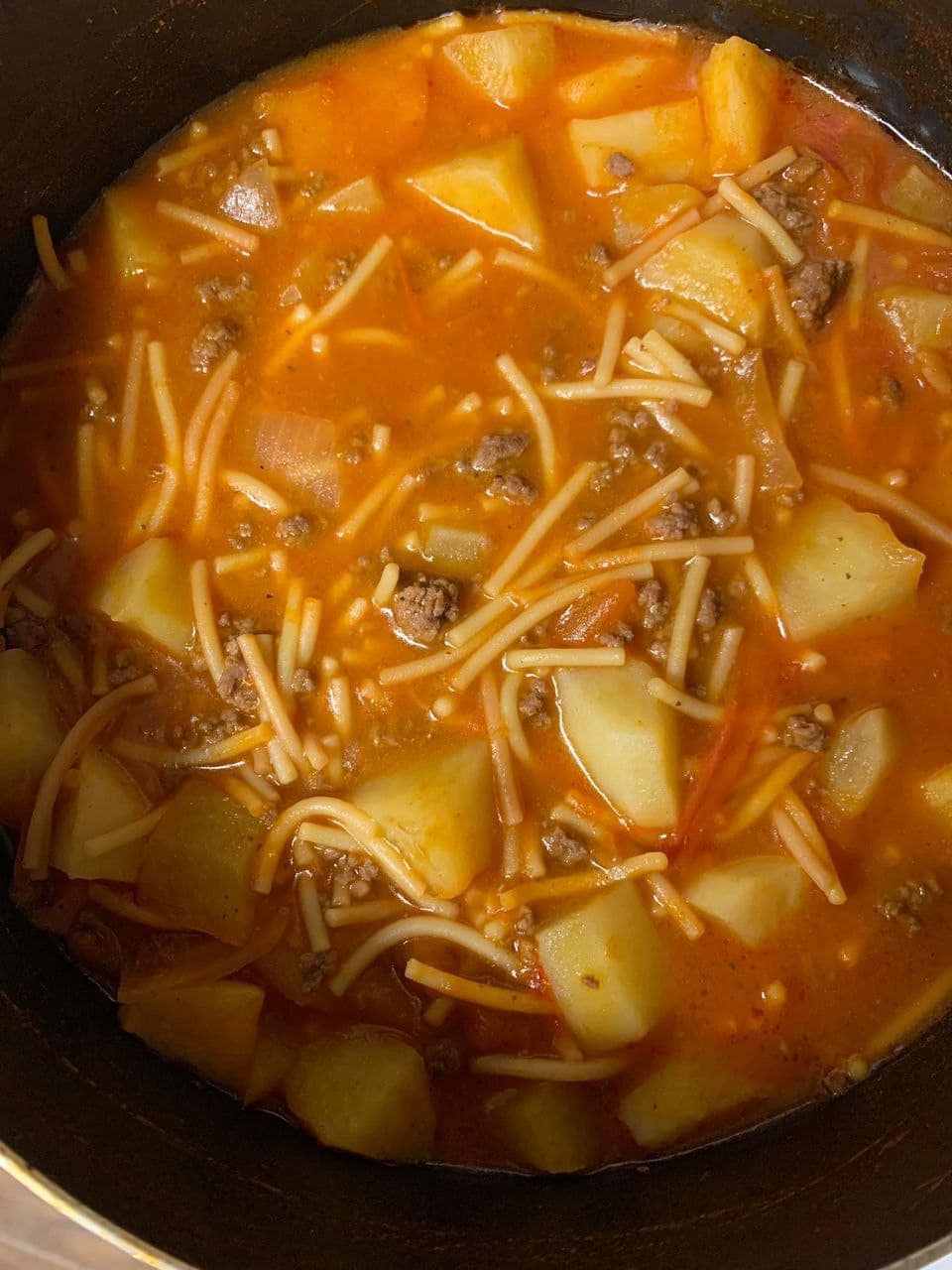 Fideo With Potatoes And Ground Beef Easy DIY Recipes