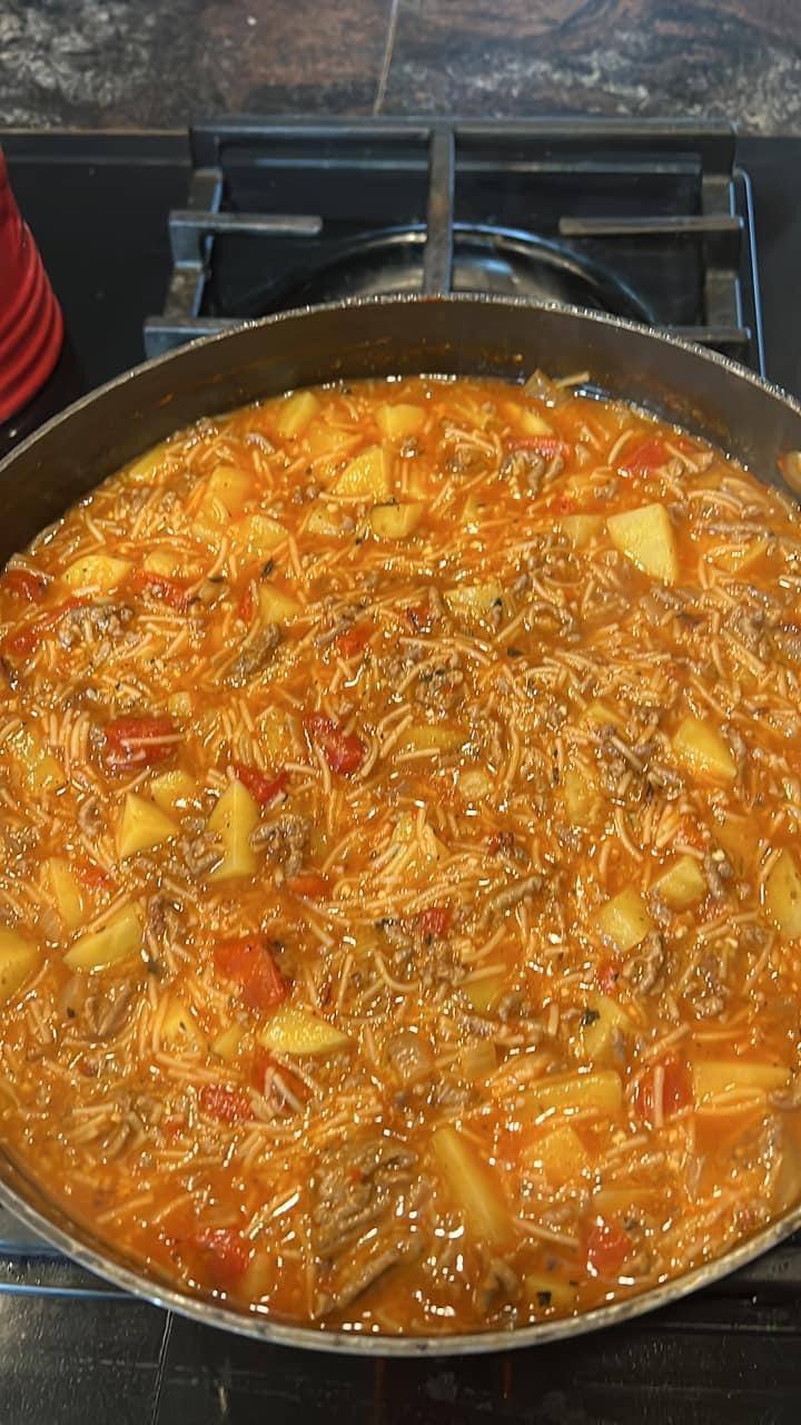 Fideo With Potatoes And Ground Beef Easy DIY Recipes