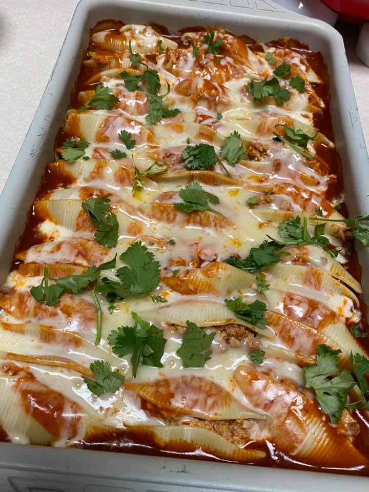 Cream Cheese Stuffed Shell Enchiladas Easy DIY Recipes