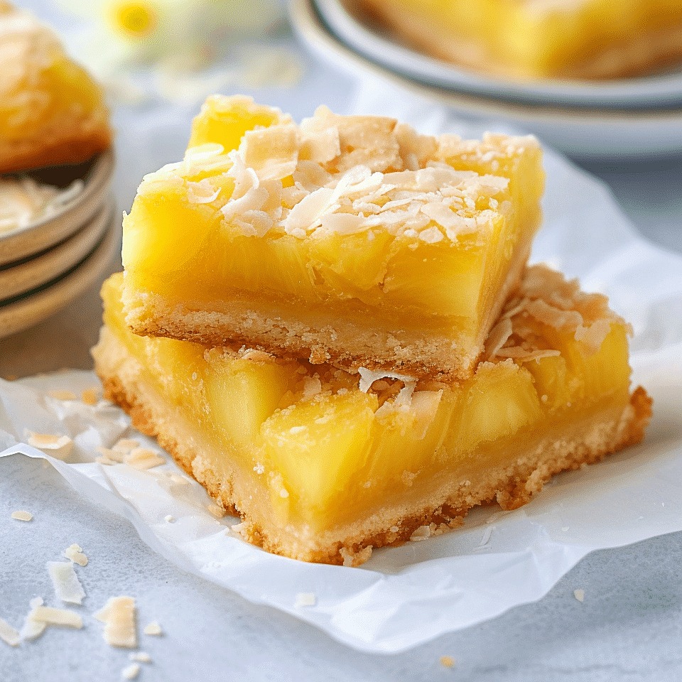 Pineapple Bars Easy DIY Recipes