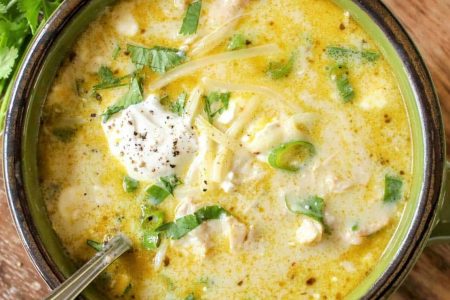 Green Chicken Enchilada Soup