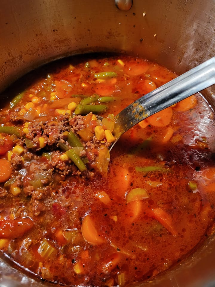 Vegetable Soup With Ground Beef - Easy DIY Recipes