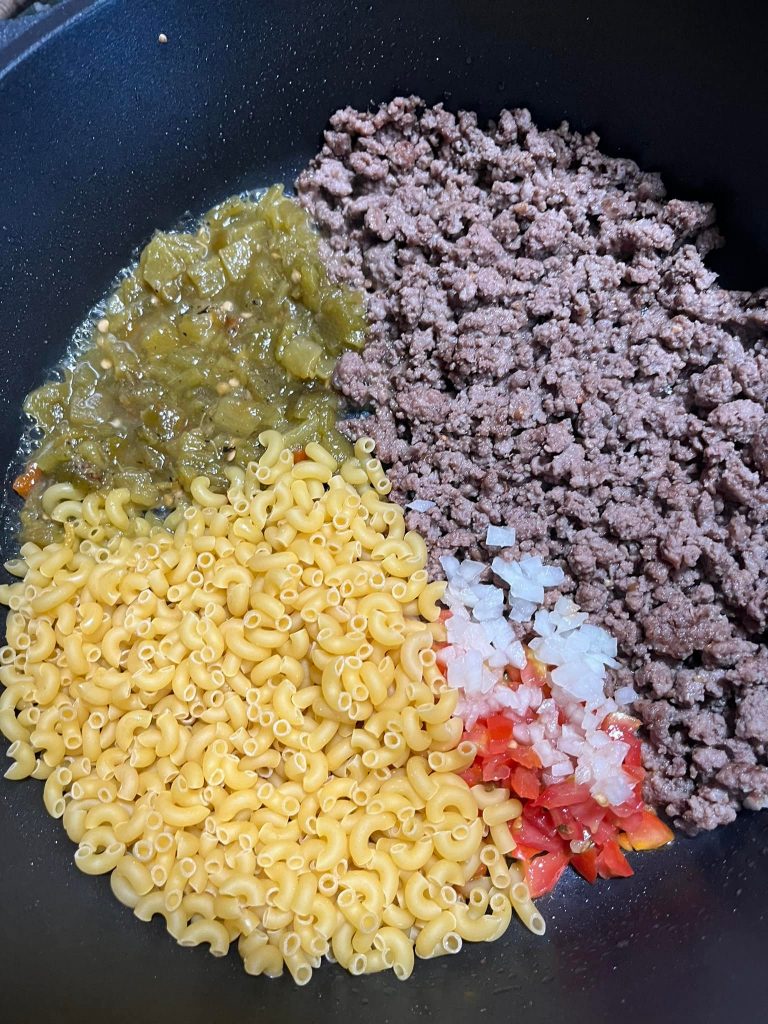 Green Chile Macaroni Sopita Easy DIY Recipes