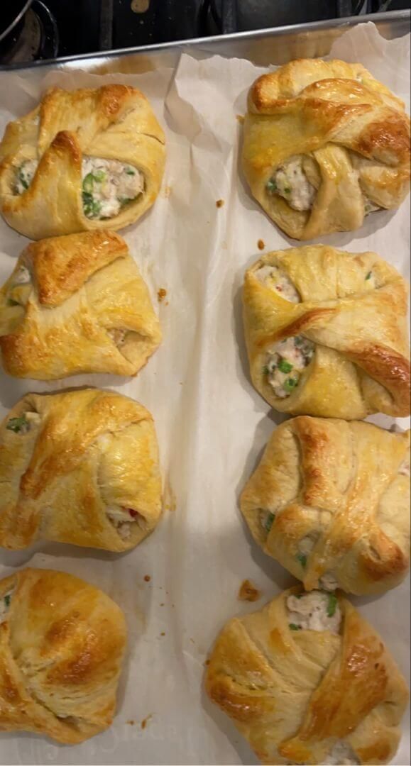 Cream Cheese Chicken Croissants Easy DIY Recipes