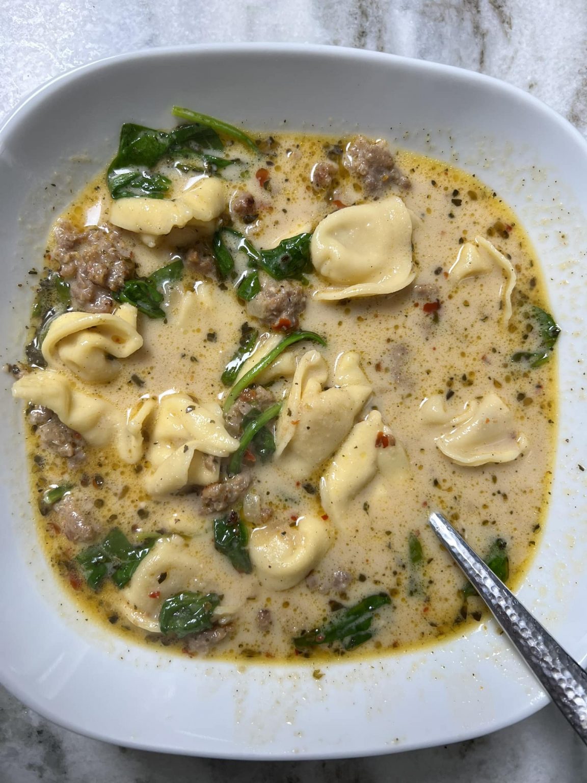 Sausage Tortellini Soup - Easy DIY Recipes