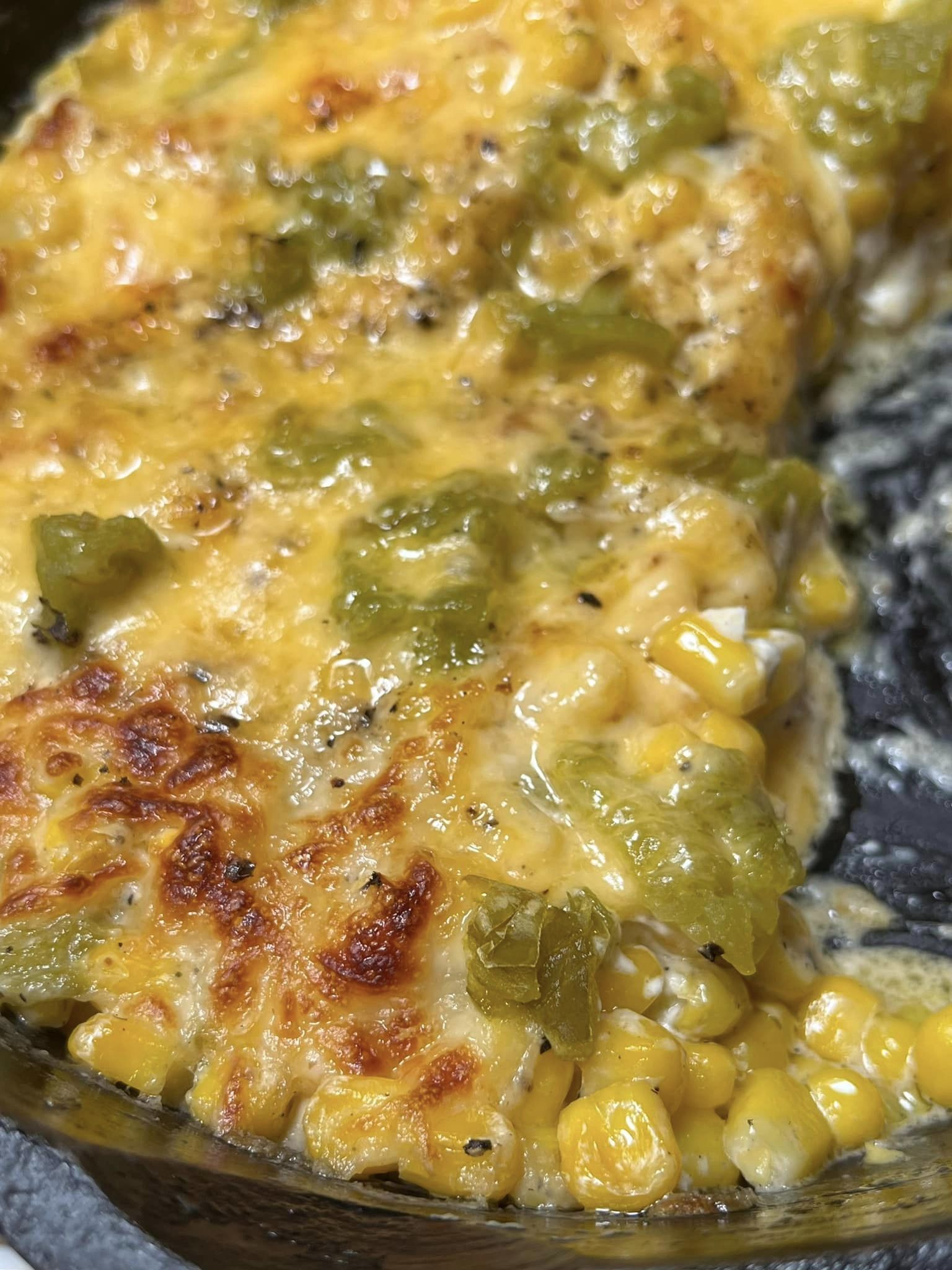 Cheesy Green Chile Corn Casserole - Easy DIY Recipes