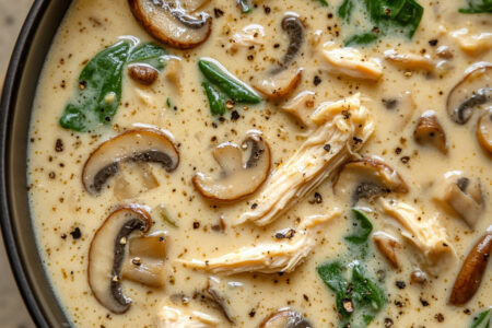 Rotisserie Chicken Mushroom Soup