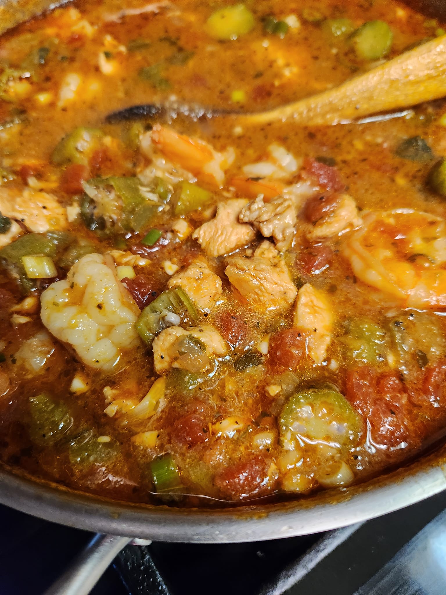 Okra Stew With Chicken, Sausage, Shrimp Easy DIY Recipes