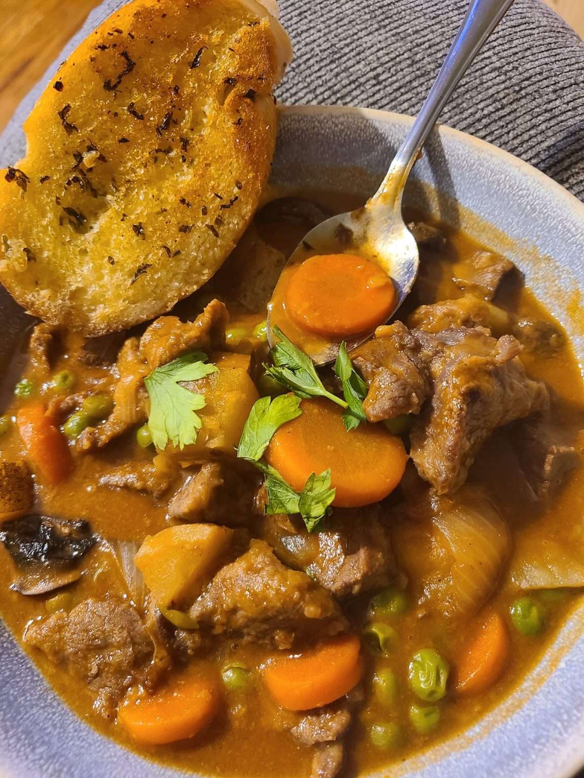 Homemade Beef Stew With Crusty Bread Easy DIY Recipes
