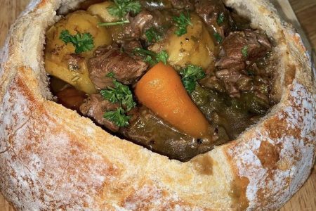 Beef Stew In A Bread Bowl