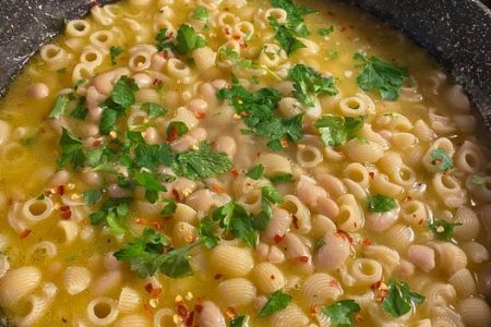 White Pasta e Fagioli