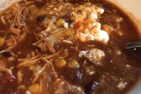 Crockpot Chicken Taco Soup