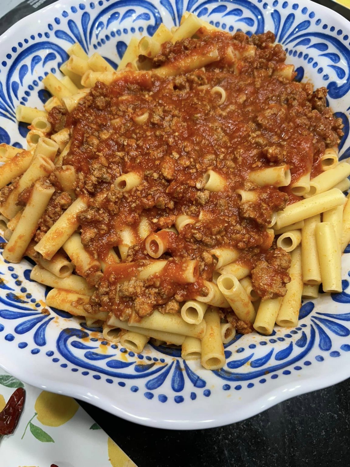 Ziti With Bolognese Sauce Easy DIY Recipes