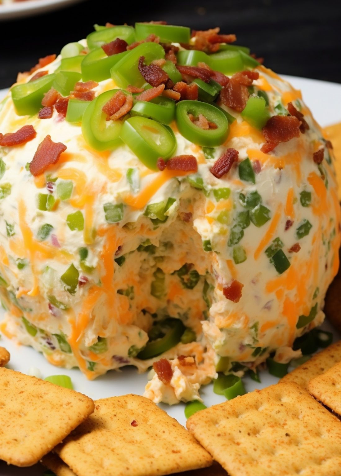 Jalapeño Popper Inspired Cheese Ball Recipe Easy DIY Recipes