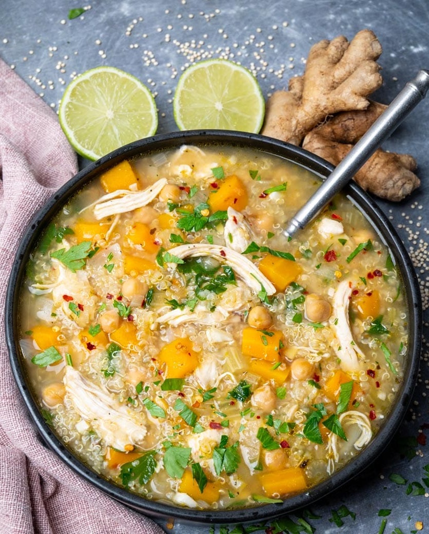 Chicken Quinoa Soup Easy DIY Recipes