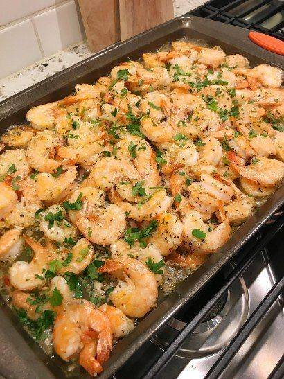 Garlic Parmesan Roasted Shrimp - Easy DIY Recipes