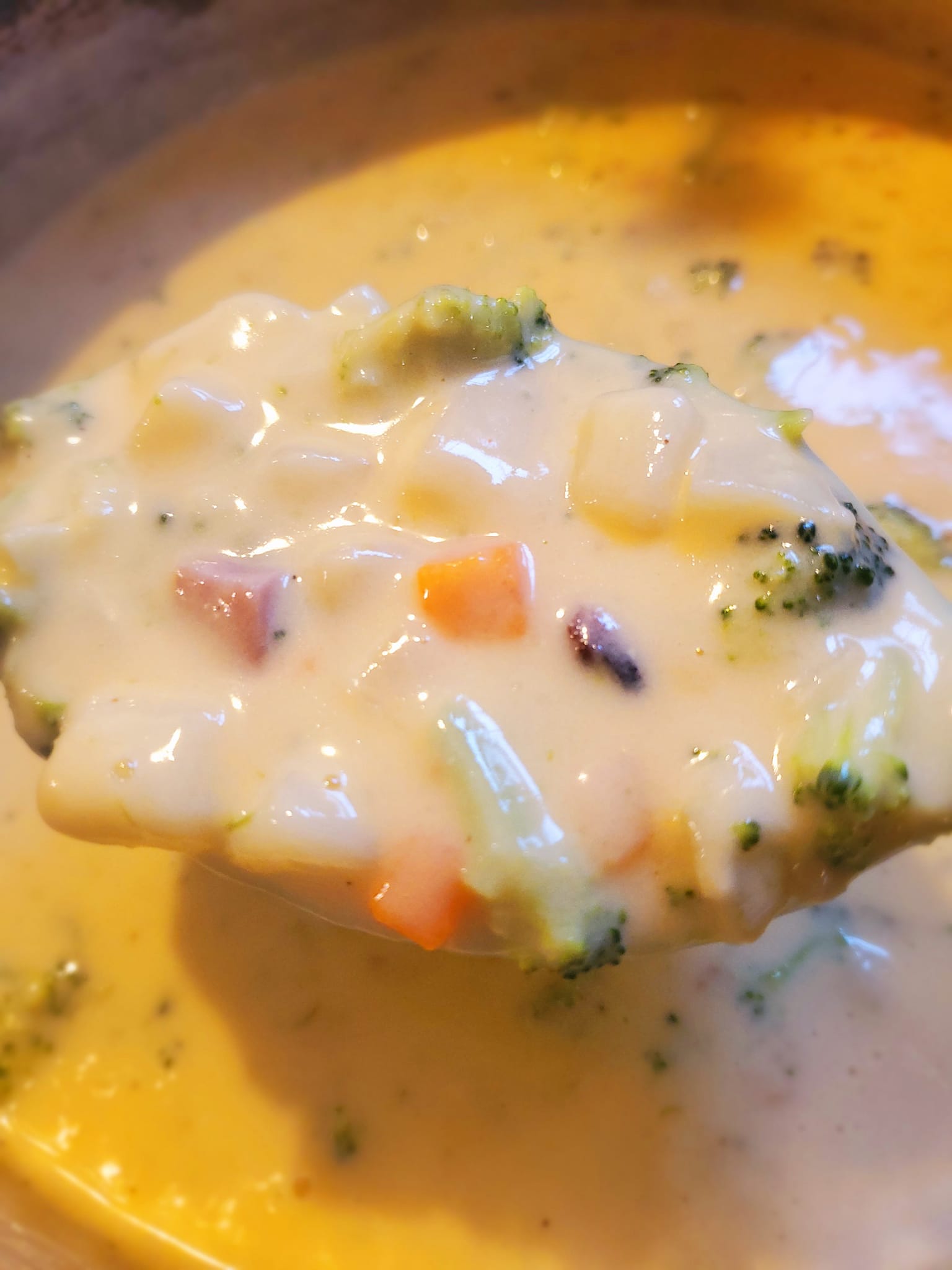 Ham, Potato & Broccoli Beer Cheese Chowder Easy DIY Recipes