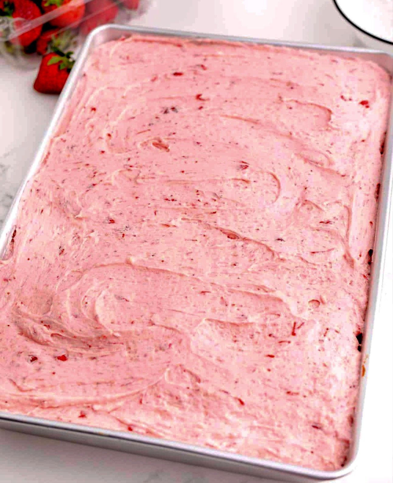 Strawberry Sheet Cake - Easy Diy Recipes