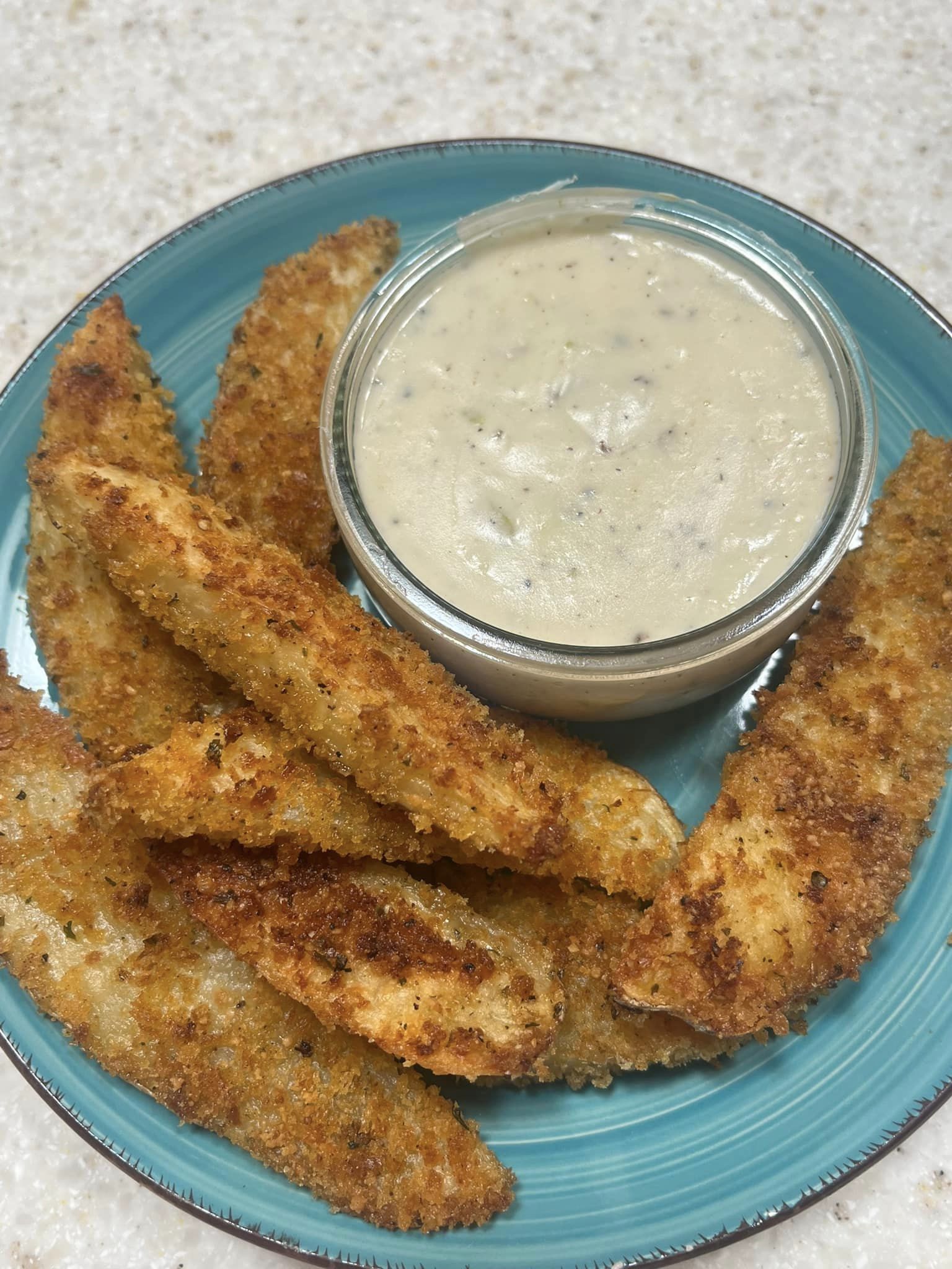 Crispy Spicy Potato Wedges With Green Chile Gravy For Dipping Easy