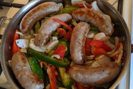 Old Time Italian Sausage and Peppers