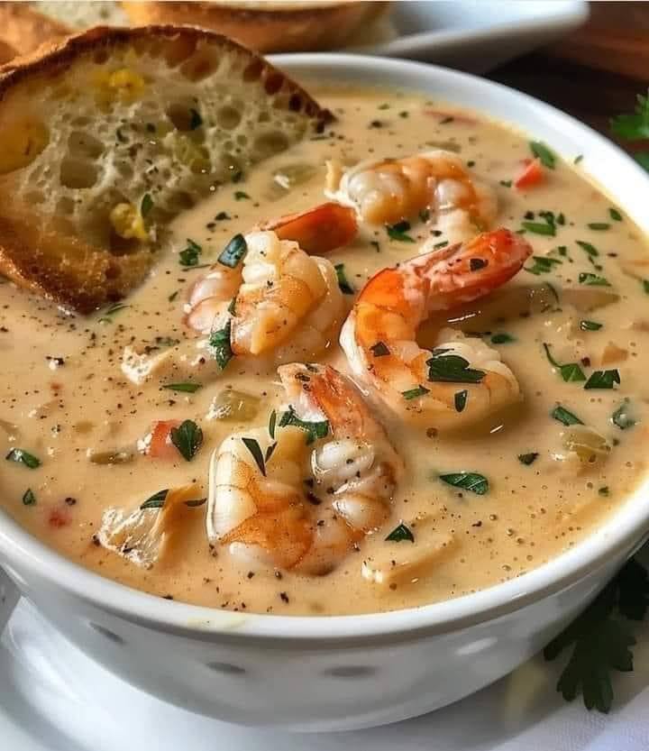 Crab and Shrimp Seafood Bisque Recipe - Easy DIY Recipes