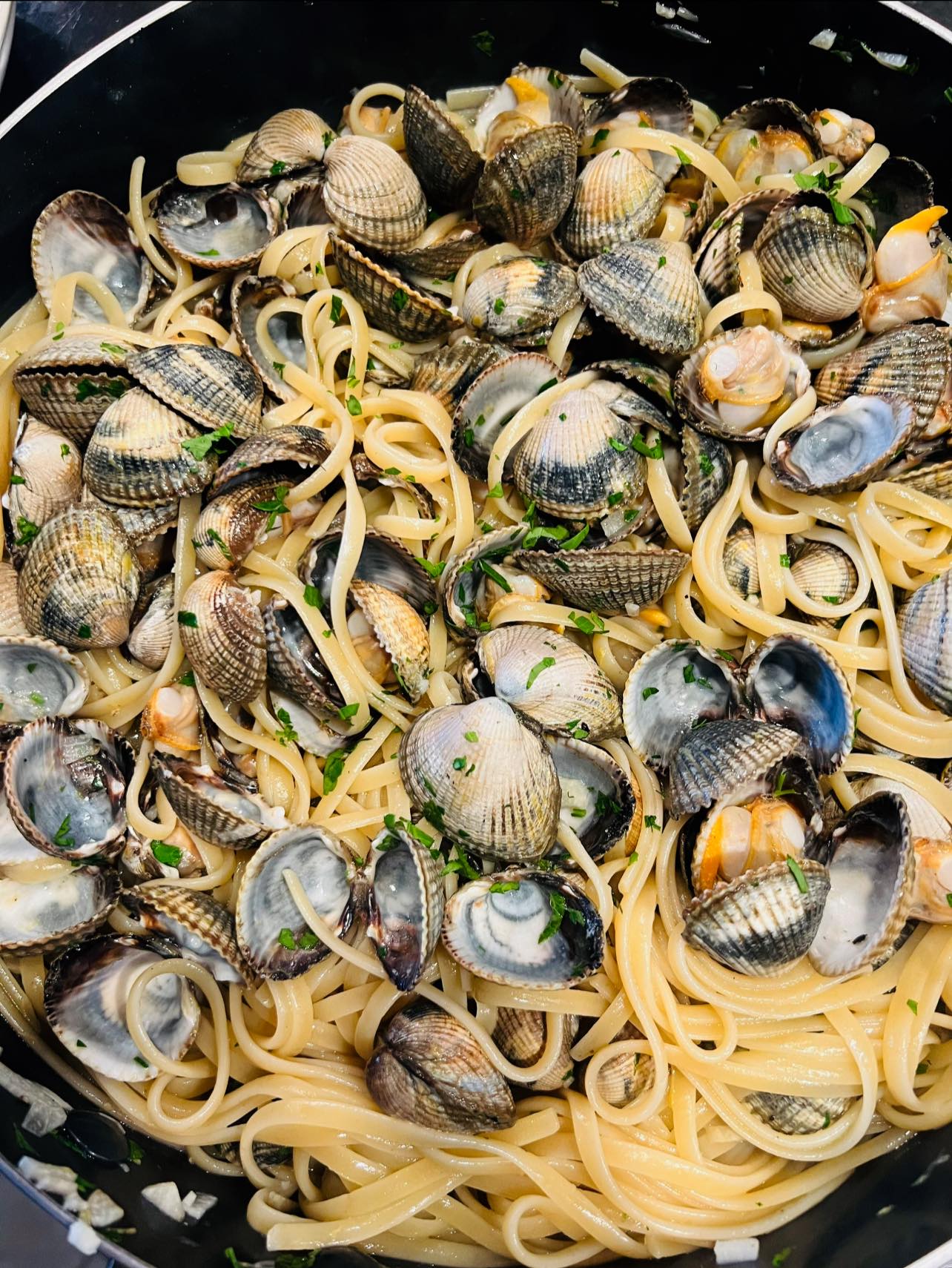 Linguine With Cockles And Wild Garlic Easy DIY Recipes