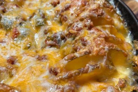 Green Chile Cheese Scalloped Potatoes