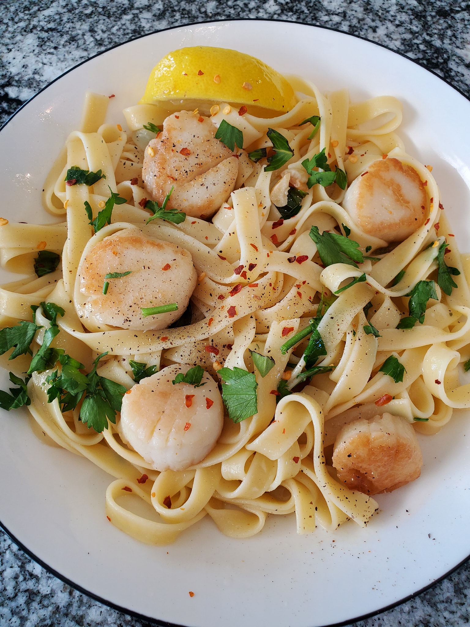 Sea Scallops And Fettuccine Easy Diy Recipes 1386