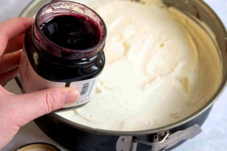 Decadent No Bake Blueberry Cheesecake