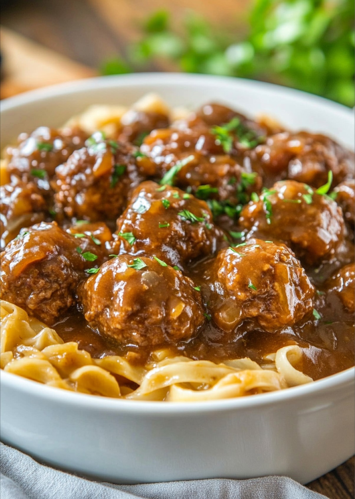 Easy Slow Cooker Salisbury Steak Meatballs Easy DIY Recipes