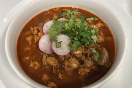 Santa Fe Posole with Red Chile and Pork