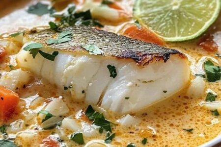 Coconut Lime Fish Soup