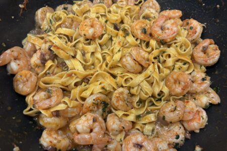 Ultimate Shrimp Fettuccine