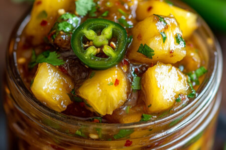 Spicy Pineapple Jalapeño Chutney